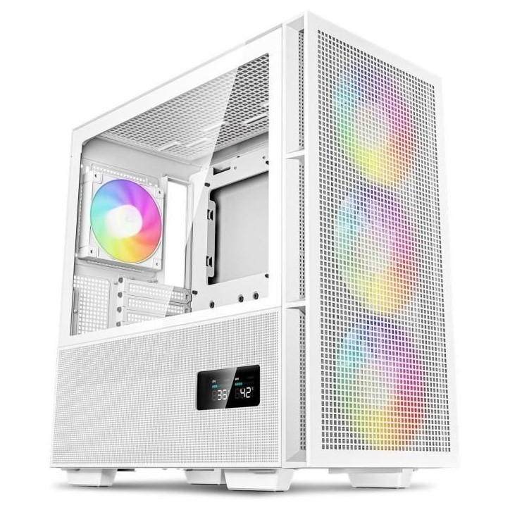 Boitier PC sans alimentation - DEEPCOOL CH560 DIGITAL (Blanc) - Moyen tour - Format E-ATX
