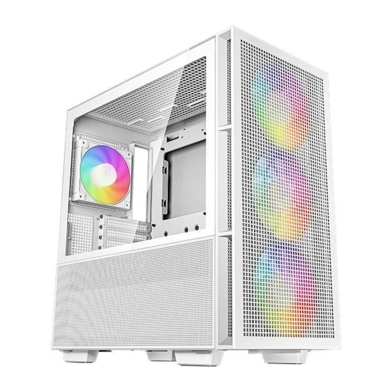 Boitier PC sans alimentation - DEEPCOOL CH560 (Blanc) - Moyen tour - F Boitier PC sans alimentation - DEEPCOOL CH560 (Blanc) - Moyen tour - F