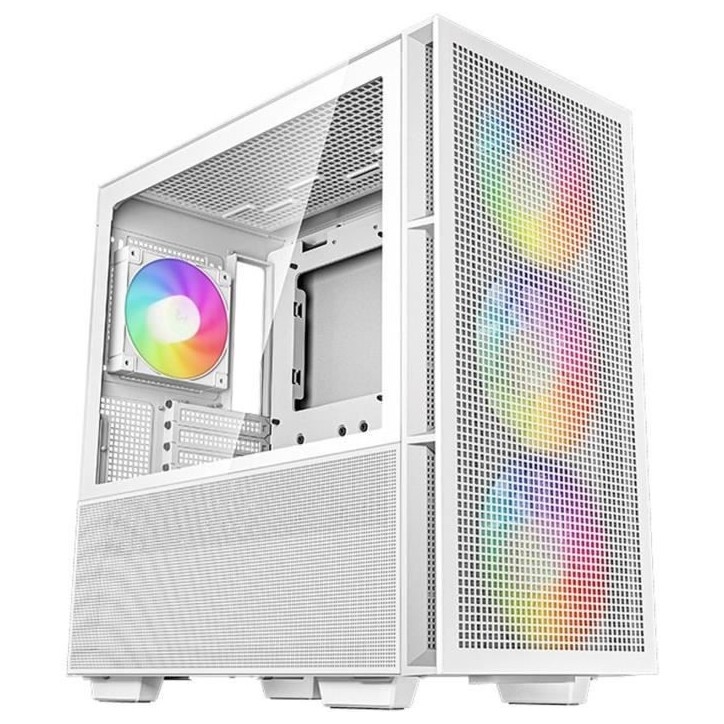 Boitier PC sans alimentation - DEEPCOOL CH560 (Blanc) - Moyen tour - Format E-ATX - Ventilateurs A-RGB