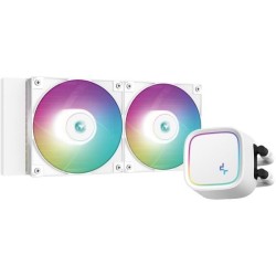 Watercooling AIO - DEEPCOOL LE520 - Ventilateurs 2x 120 mm ARGB - Blan