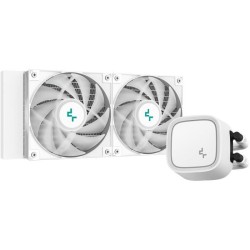 Watercooling AIO - DEEPCOOL LE520 - Ventilateurs 2x 120 mm ARGB - Blan