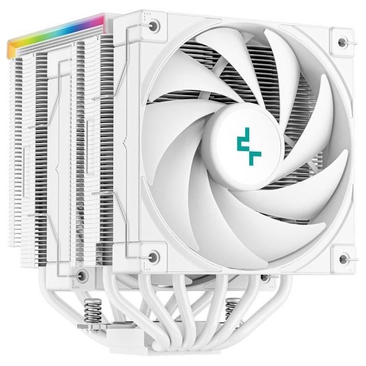 Ventirad CPU - DEEPCOOL AK620 Digital - Ventilateur 2x 120 mm - Blanc