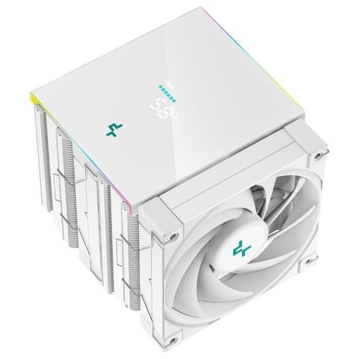 Ventirad CPU - DEEPCOOL AK620 Digital - Ventilateur 2x 120 mm - Blanc