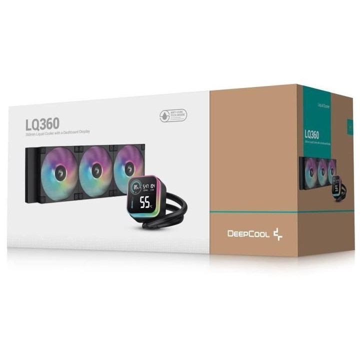 Refroidissement PC - DEEPCOOL - R-LQ360-BKLSMW-G-1 - LQ360 Refroidissement PC - DEEPCOOL - R-LQ360-BKLSMW-G-1 - LQ360