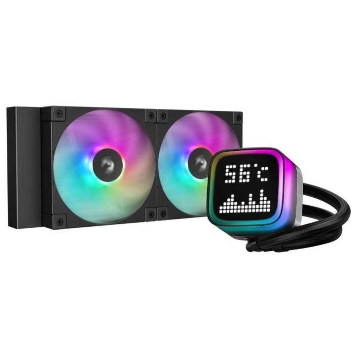 Watercooling AIO - DEEPCOOL LP240 - Ventilateurs 2x 120 mm ARGB - Noir