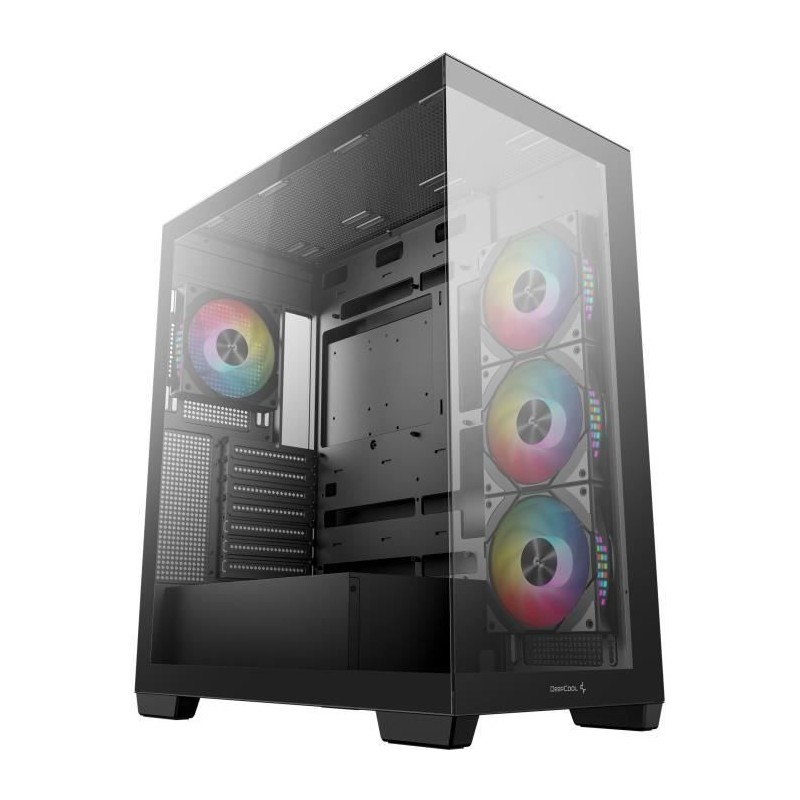 Boitier sans alimentation - DEEPCOOL CG580 4F - Moyen tour - Format E- Boitier sans alimentation - DEEPCOOL CG580 4F - Moyen tour - Format E-