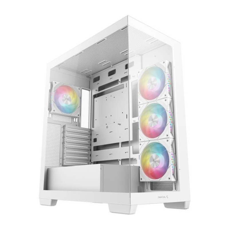Boitier sans alimentation - DEEPCOOL CG580 4F - Moyen tour - Format E- Boitier sans alimentation - DEEPCOOL CG580 4F - Moyen tour - Format E-