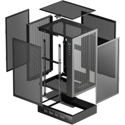 Boitier sans alimentation - DEEPCOOL CH170 Digital - Mini tour - Forma