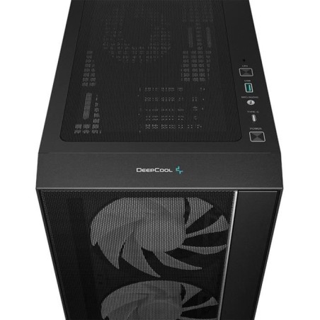 Boîtier PC - DEEPCOOL - MATREXX 55 V4 Mesh C - Moyen tour - ATX - Verre trempé - Façade Mesh - ARGB - Noir
