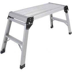 Marche pied en aluminium DEFPRO - Pliable avec pieds antidérapants -