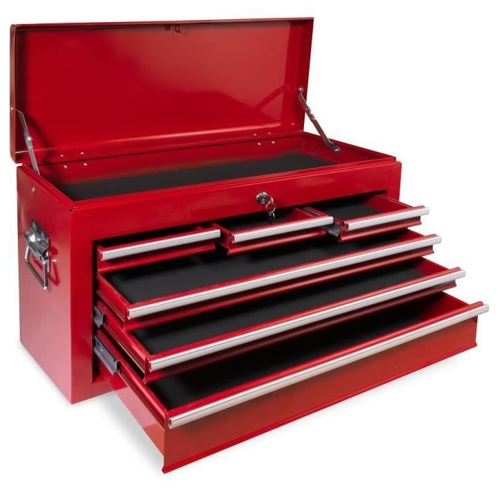 Coffre a outils DEFPRO 6 tiroirs avec trappe Coffre a outils DEFPRO 6 tiroirs avec trappe