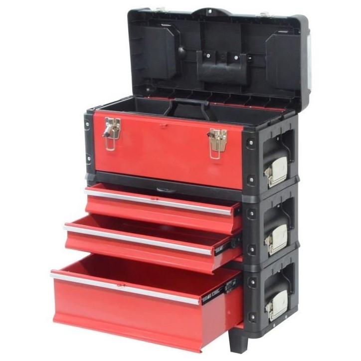 Chariot porte outils DEFPRO 3 modules superposables Chariot porte outils DEFPRO 3 modules superposables