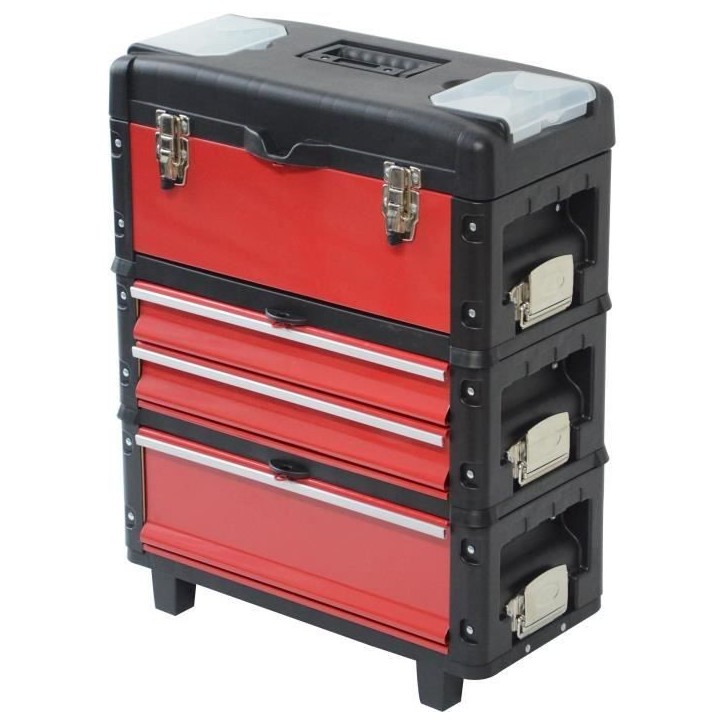 Chariot porte outils DEFPRO 3 modules superposables Chariot porte outils DEFPRO 3 modules superposables
