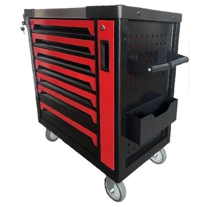 Servante d'atelier - Pleine (201 outils) - 7 tiroirs - DEFPRO - Acier - Rouge Servante d'atelier - Pleine (201 outils) - 7 tiroirs - DEFPRO - Acier - Rouge