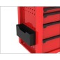 Servante d'atelier - Pleine (201 outils) - 7 tiroirs - DEFPRO - Acier - Rouge