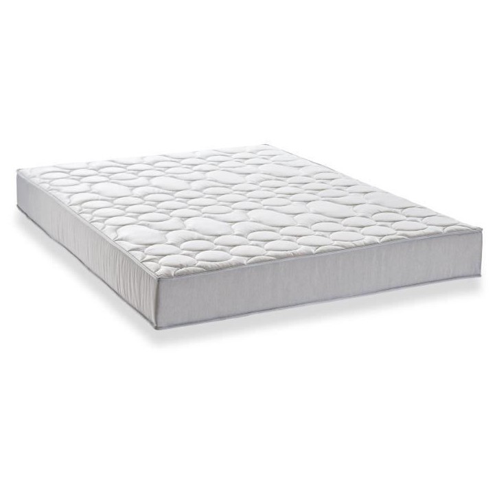 Pack pret a dormir - Matelas + sommier 160x200 + couette + 2 oreillers - Ressorts - 5 zones - 19 cm - Ferme DEKO DREAM Zen