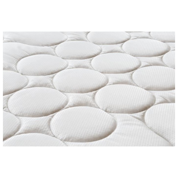 Pack pret a dormir - Matelas + sommier 160x200 + couette + 2 oreillers - Ressorts - 5 zones - 19 cm - Ferme DEKO DREAM Zen