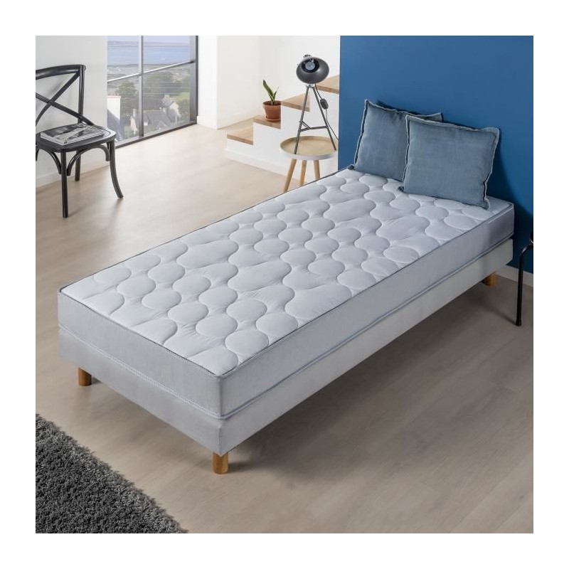 Matelas 90x190 cm - 330 Ressorts ensachés - 5 zones de confort - 19 c Matelas 90x190 cm - 330 Ressorts ensachés - 5 zones de confort - 19 c