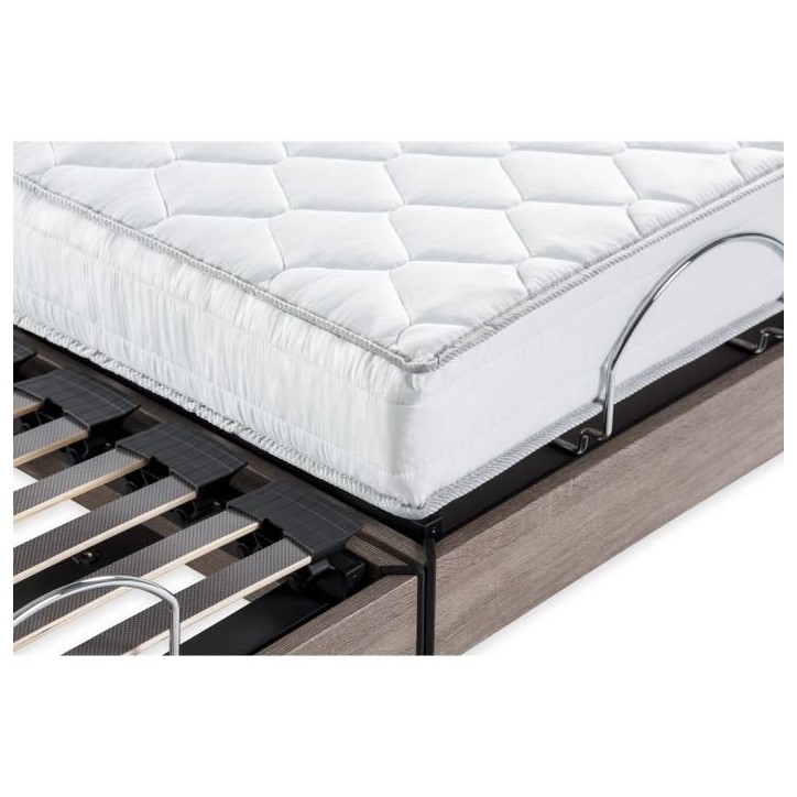 Ensemble matelas+sommier relaxation électrique COMFORT - 2x90x200 cm - Matelas mousse - DEKO DREAM Samba Ensemble matelas+sommier relaxation électrique COMFORT - 2x90x200 cm - Matelas mousse - DEKO DREAM Samba