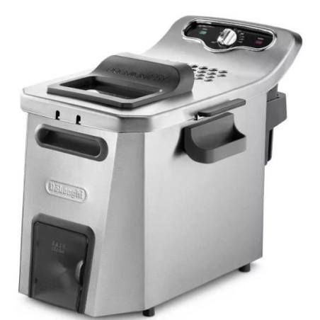 Friteuse - DELONGHI - FZ44851 - Inox - 5 L - 3200 W - 29,3 x 41,7 x 23