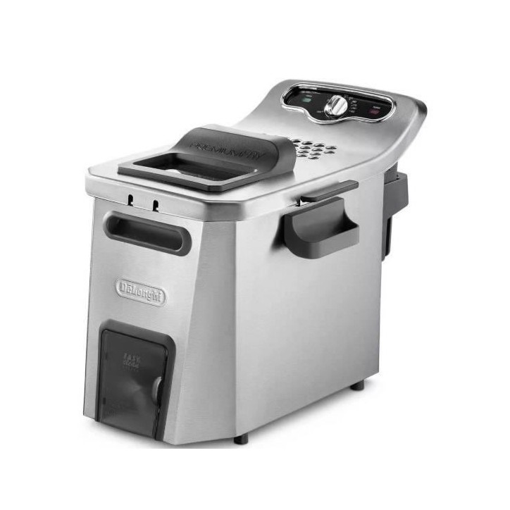 Friteuse - DELONGHI - FZ44851 - Inox - 5 L - 3200 W - 29,3 x 41,7 x 23,2 cm