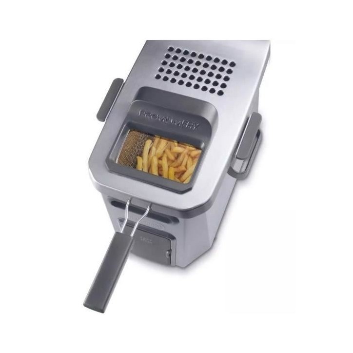 Friteuse - DELONGHI - FZ44851 - Inox - 5 L - 3200 W - 29,3 x 41,7 x 23,2 cm