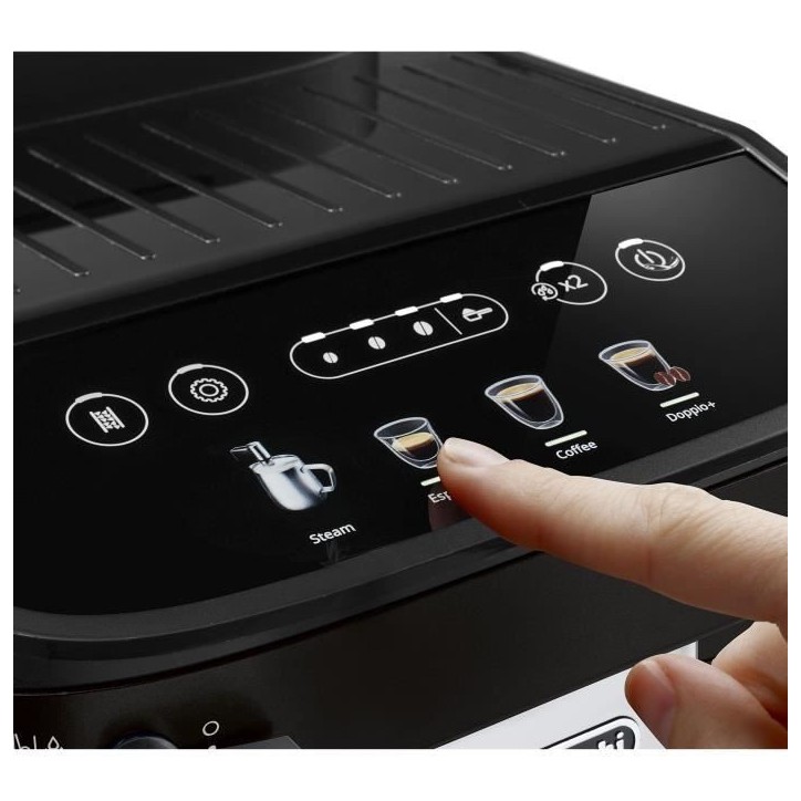 Machine expresso automatique avec broyeur - DELONGHI - Magnifica Evo ECAM290.22.B - 1450W - 3 boissons - 1,8L - Noir