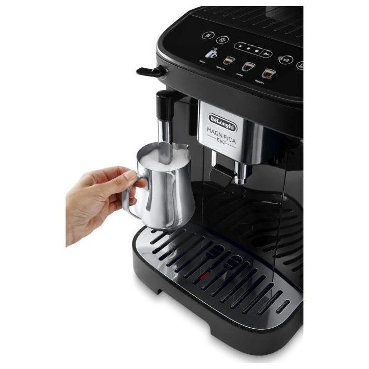 Machine expresso automatique avec broyeur - DELONGHI - Magnifica Evo ECAM290.22.B - 1450W - 3 boissons - 1,8L - Noir