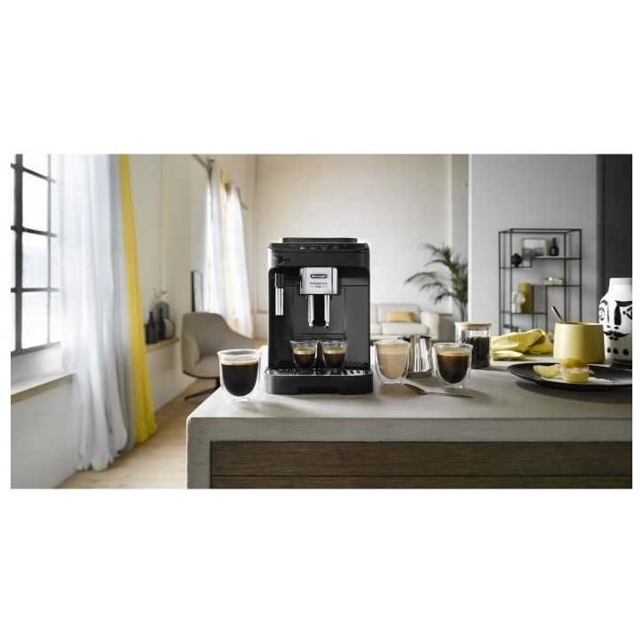 Machine expresso automatique avec broyeur - DELONGHI - Magnifica Evo ECAM290.22.B - 1450W - 3 boissons - 1,8L - Noir