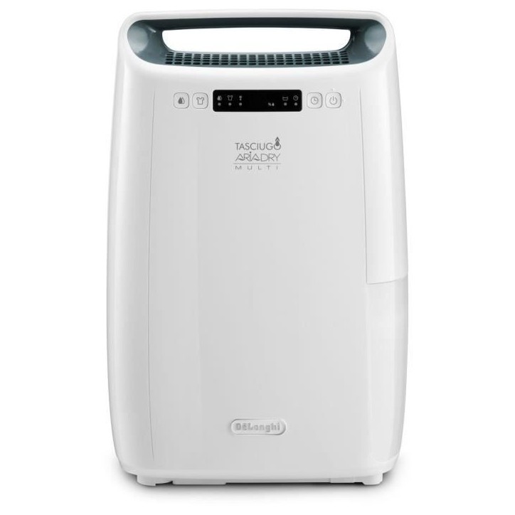 Deshumidificateur DELONGHI - DEXD216RF - Fonction buanderie - Débit d'air 125 m3/h - Capacité 2,1 L