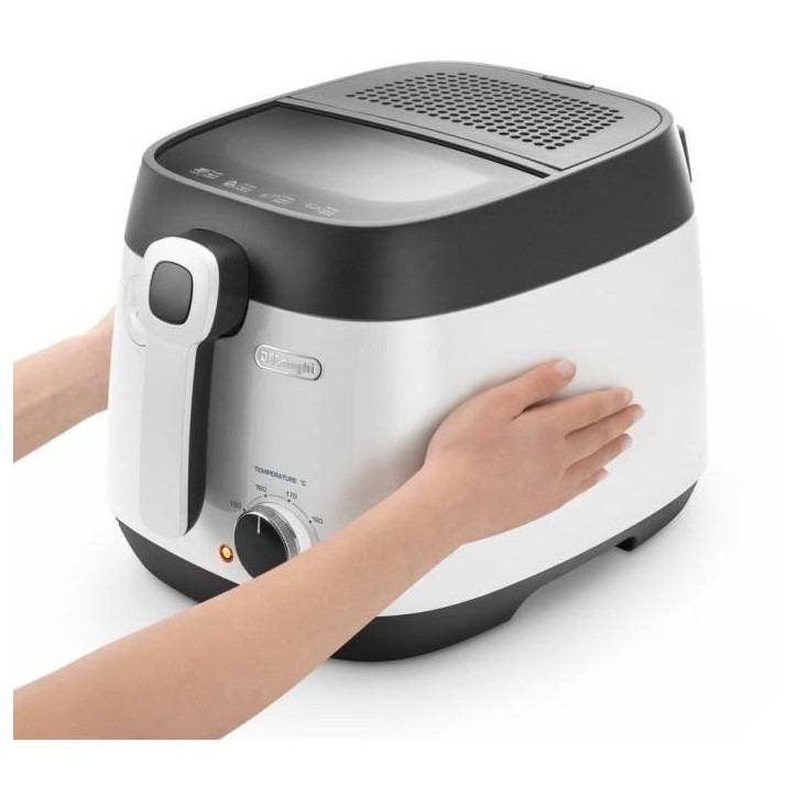 Friteuse - DELONGHI - FS6035 - 2,4 L - 1700 W - 41,5 x 29 x 26 cm - Gris Friteuse - DELONGHI - FS6035 - 2,4 L - 1700 W - 41,5 x 29 x 26 cm - Gris