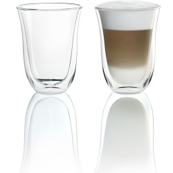 Lot de 2 tasses Latte Macchiato - DELONGHI - Contenance 33 cl - Double