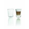 Lot de 2 tasses Latte Macchiato - DELONGHI - Contenance 33 cl - Double