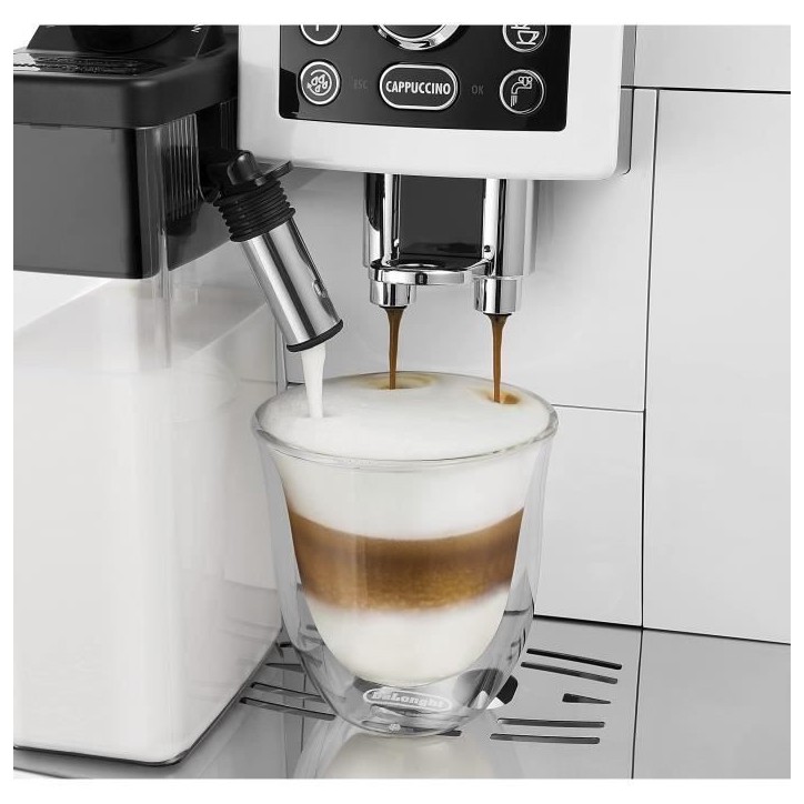 Lot de 2 tasses Capuccino - DELONGHI - Double parois - 19 cl