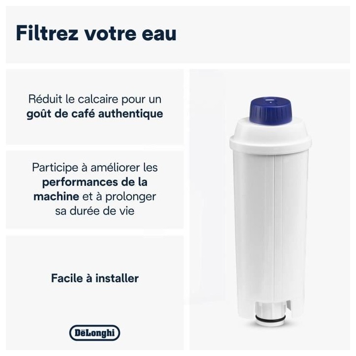 Filtre a café Delonghi Cartouche filtre a eau DLSC002