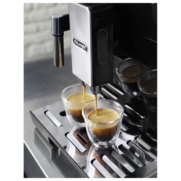 Machine a café avec broyeur - DELONGHI - ECAM 44.660.B - 1450 W - 400 g de grains - Noir Machine a café avec broyeur - DELONGHI - ECAM 44.660.B - 1450 W - 400 g de grains - Noir