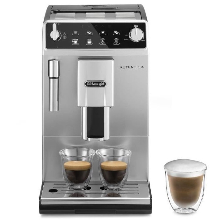 Machine expresso automatique avec broyeur - DELONGHI Autentica ETAM29.510 SB - Inox Machine expresso automatique avec broyeur - DELONGHI Autentica ETAM29.510 SB - Inox