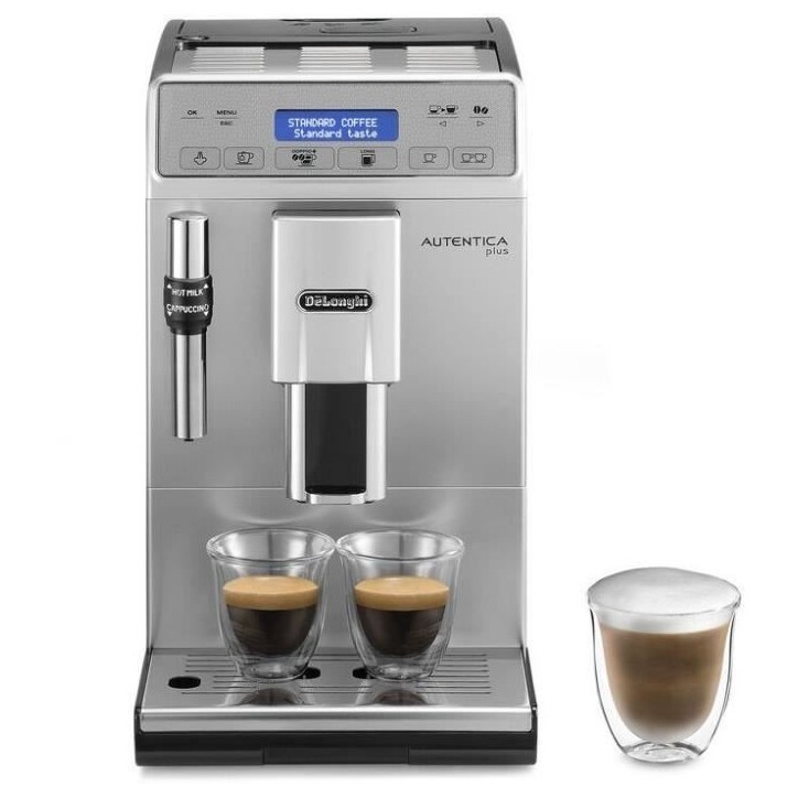 Machine a café Expresso avec broyeur - DELONGHI - Autentica Plus ETAM29.620.SB - Argent Machine a café Expresso avec broyeur - DELONGHI - Autentica Plus ETAM29.620.SB - Argent