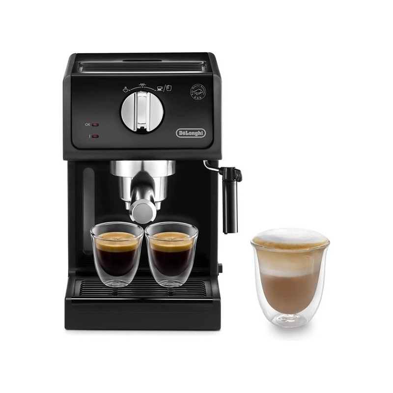 Machine a espresso pompe - DELONGHI - ECP31.21 - 15 bars - Noir Machine a espresso pompe - DELONGHI - ECP31.21 - 15 bars - Noir