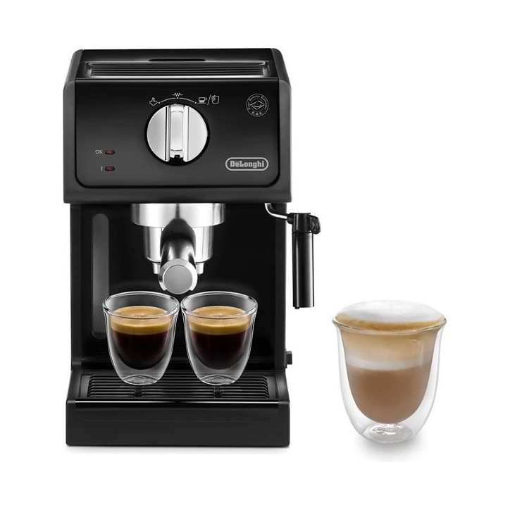 Machine a espresso pompe - DELONGHI - ECP31.21 - 15 bars - Noir Machine a espresso pompe - DELONGHI - ECP31.21 - 15 bars - Noir