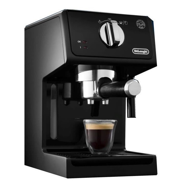 Machine a espresso pompe - DELONGHI - ECP31.21 - 15 bars - Noir Machine a espresso pompe - DELONGHI - ECP31.21 - 15 bars - Noir