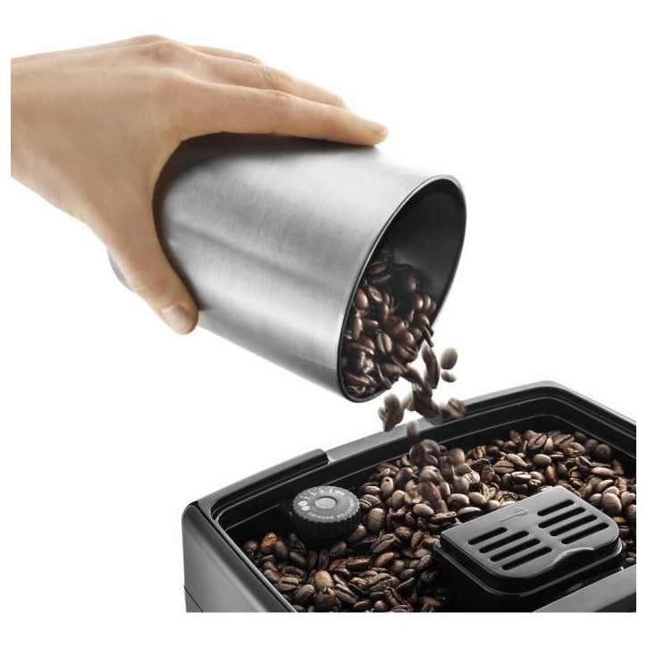 Machine expresso automatique avec broyeur - DELONGHI - DINAMICA ECAM 350.35.SB - Ecran 4 recettes - Silver Machine expresso automatique avec broyeur - DELONGHI - DINAMICA ECAM 350.35.SB - Ecran 4 recettes - Silver
