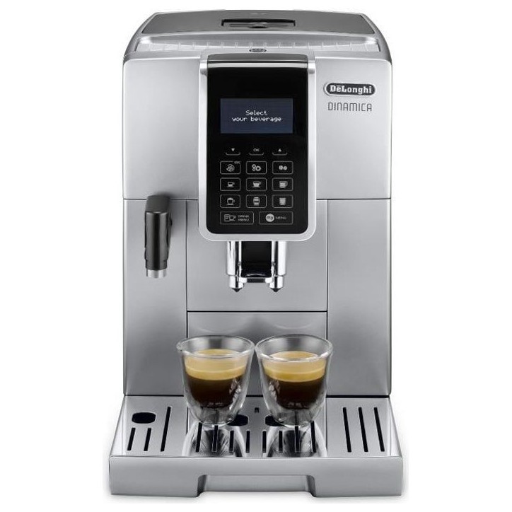 Machine a café expresso avec broyeur - DELONGHI - ECAM 350.75.S - Dinamica - 1.8 Litres - Capacité réservoir 300g - Argent Machine a café expresso avec broyeur - DELONGHI - ECAM 350.75.S - Dinamica - 1.8 Litres - Capacité réservoir 300g - Argent