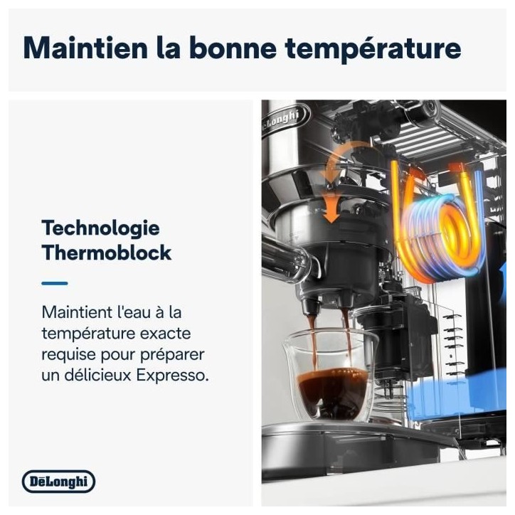 Machine expresso classique - DELONGHI EC 685.W Dedica Style - Blanc Machine expresso classique - DELONGHI EC 685.W Dedica Style - Blanc