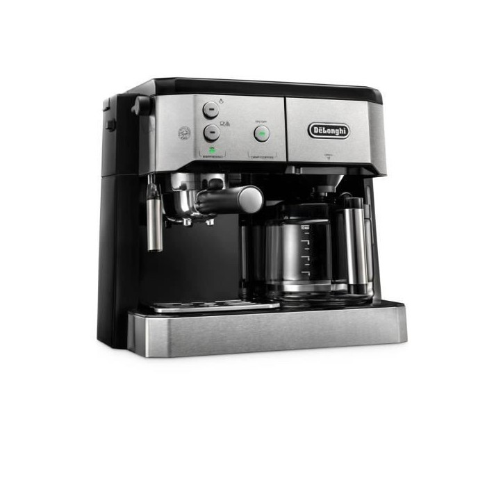 Machine a café DELONGHI BCO421.S - Pompe 15 bars - Filtre & espresso - Dosettes ESE - 1750 Watt Machine a café DELONGHI BCO421.S - Pompe 15 bars - Filtre & espresso - Dosettes ESE - 1750 Watt