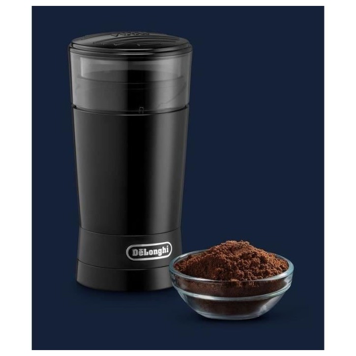 Moulins a café - DELONGHI - KG200 - 170 W - 90 g de grains - Noir Moulins a café - DELONGHI - KG200 - 170 W - 90 g de grains - Noir