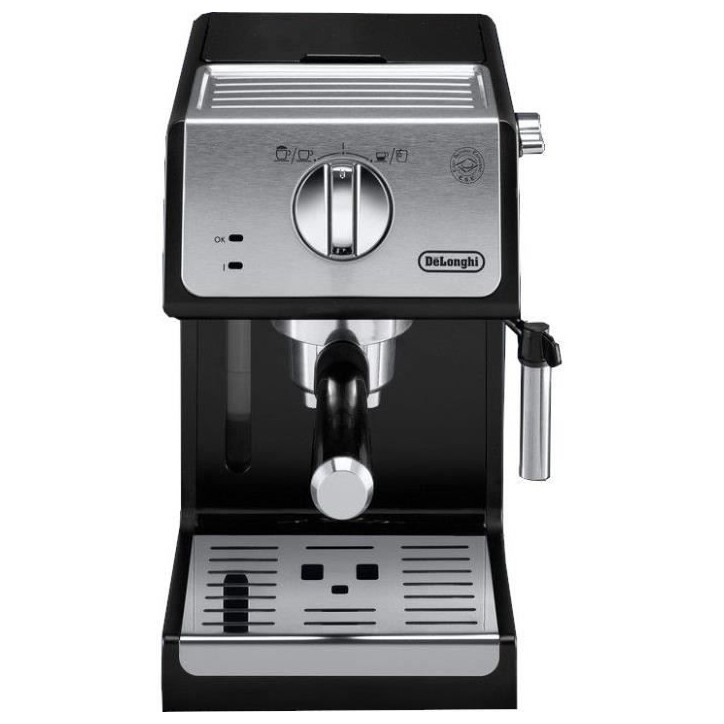 Machine a expresso - DELONGHI - Stilosa EC230.BK - 1100 W - Buse a vapeur - Noir Machine a expresso - DELONGHI - Stilosa EC230.BK - 1100 W - Buse a vapeur - Noir