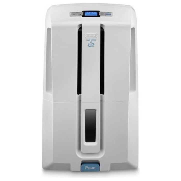 DELONGHI - DD230P - Déshumidificateur d'air - 30L/24h - Gaz R290 - Réservoir 7L - Blanc DELONGHI - DD230P - Déshumidificateur d'air - 30L/24h - Gaz R290 - Réservoir 7L - Blanc