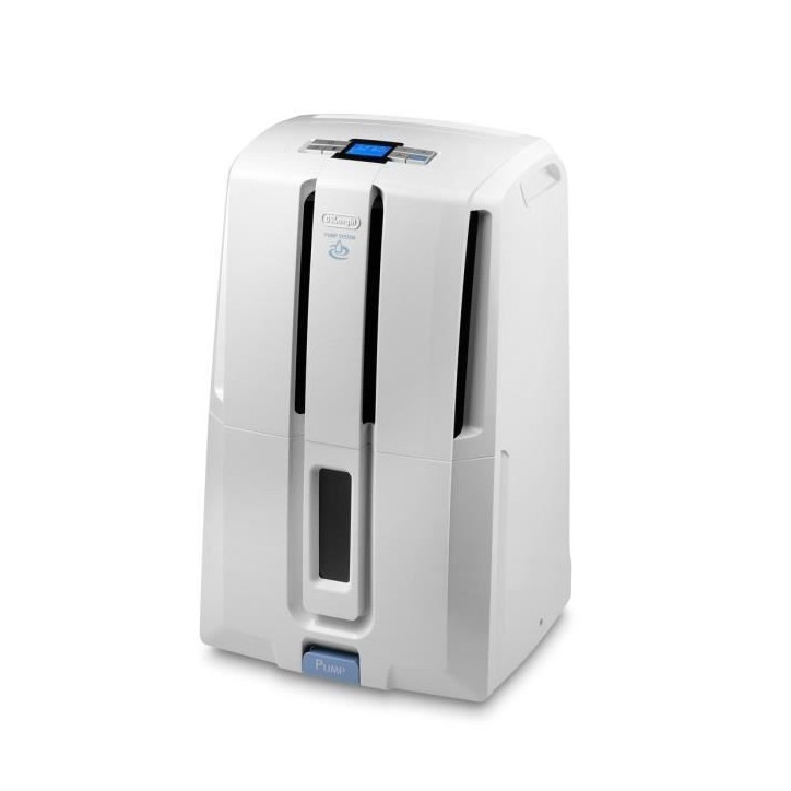 DELONGHI - DD230P - Déshumidificateur d'air - 30L/24h - Gaz R290 - Réservoir 7L - Blanc DELONGHI - DD230P - Déshumidificateur d'air - 30L/24h - Gaz R290 - Réservoir 7L - Blanc