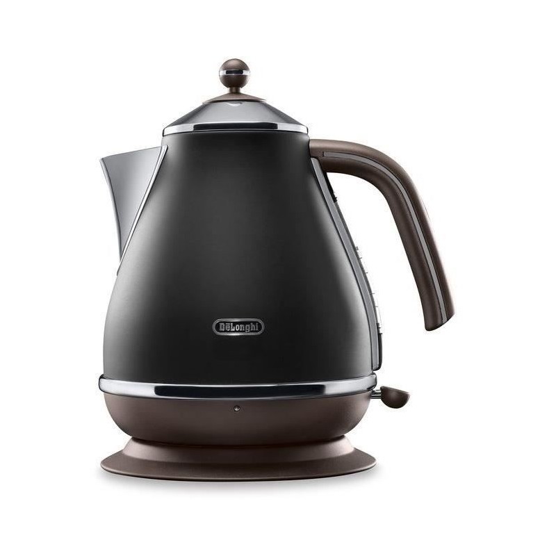 Bouilloire - DELONGHI - KBOV2001.BK - 2000 W - 1,7 L - Noir mat / Choc